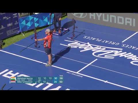 Abhishek Verma vs Mike schloesser World Cup 2022 match