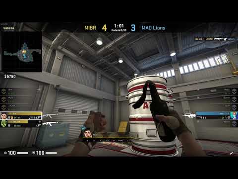 Pov trk (26/15) CS GO DEMO - NUKE - 16 MIBR VS 13 MAD LIONS (Flashpoint2 04/12/2020)