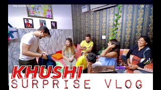 Surprise For Khushi | Vivek Choudhary | Khushi punjaban | DOWNLOAD THIS VIDEO IN MP3, M4A, WEBM, MP4, 3GP ETC
