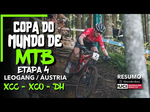 COPA DO MUNDO DE MTB - ETAPA 4 - LEOGANG / ÁUSTRIA - RESUMO XCC, XCO E DH