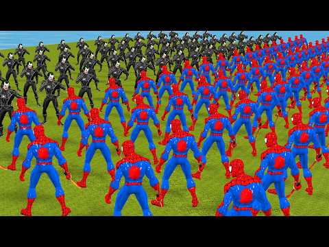 Game playing Spider Man Team Attacked by Avengers Joker vs Venom|Movie to Rescue Female Spider Man