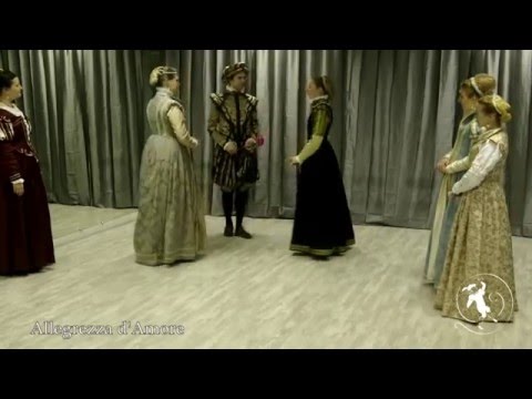 Fabritio Caroso's "Allegrezza d'Amore" by Renaissance dance ensemble "Vento del Tempo"