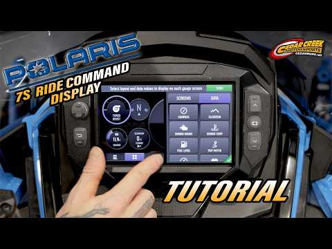 Tutorial | Polaris 7S Ride Command GPS Gauge Display Walkthrough