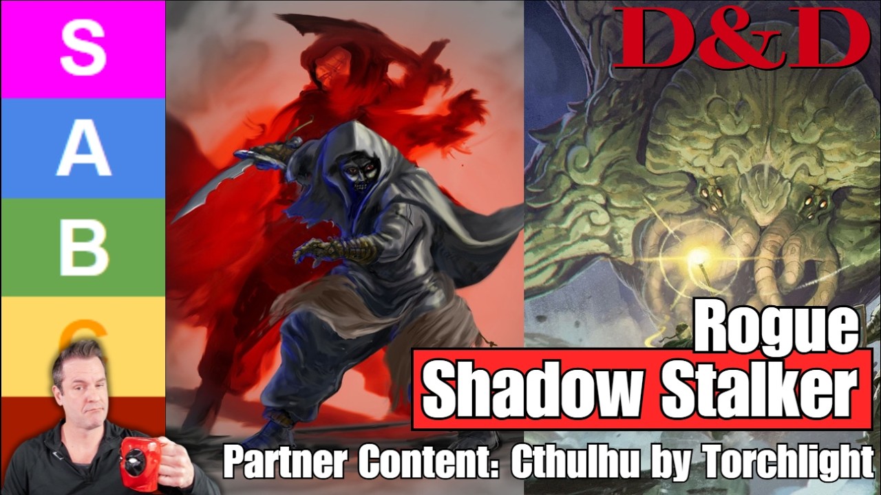 D&D 5.5: New Shadow Stalker Rogue Subclass - Review & Guide - Cthulhu by Torchlight - Partner