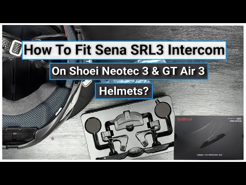 Sena SRL3 Intercom For Shoei Neotec 3 & GT Air 3 Motorcycle Helmets | Moto Central UK