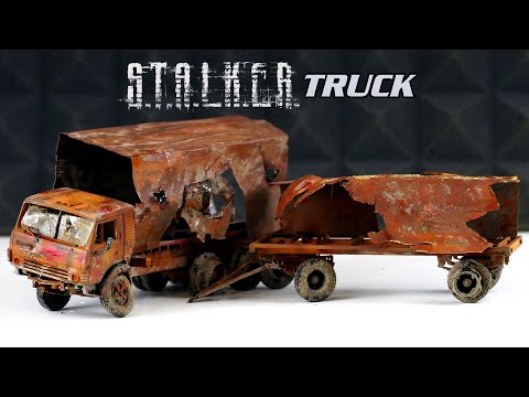 Restoration Abandoned Semi Trailer Truck | Restoring model car