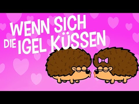 ♪ ♪ Kinderlied Igel - Wenn sich die Igel küssen - Hurra Kinderlieder