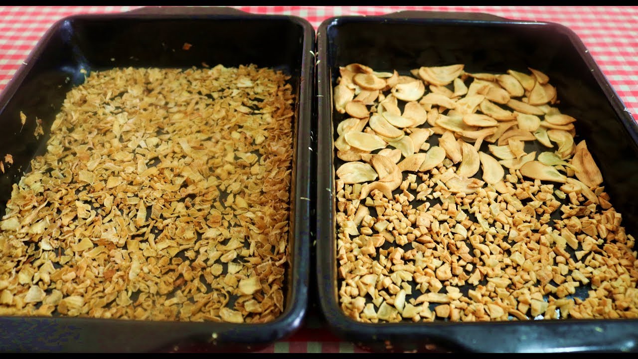 CEBOLA E ALHO DESIDRATADO SUPER FÁCIL DE FAZER