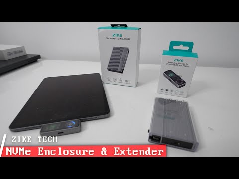 Ultimate Storage Upgrades for Mac and iPhone? | Zike Drive and Portable SSD REVIEW