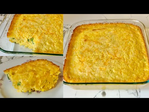 Mexican Cornbread Recipe - How To Make Mexican Style Cornbread From Scratch - Moist and Flavorful 🌽🍞