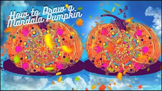 How To Draw A Mandala Pumpkin #Mandalahistory #MandalaArt # ProcreatePumpkin #MrSmithsArtRoom4Kids