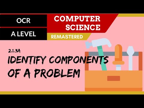 124. OCR A Level (H046-H446) SLR20 - 2.1 Identify components of a problem