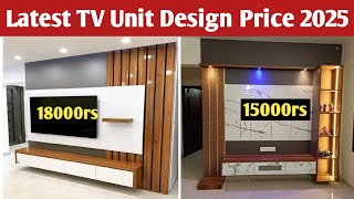 Modern TV Unit Design 2025 | TV Cabinet Design | Wood TV Unit | TV Unit Design 2025