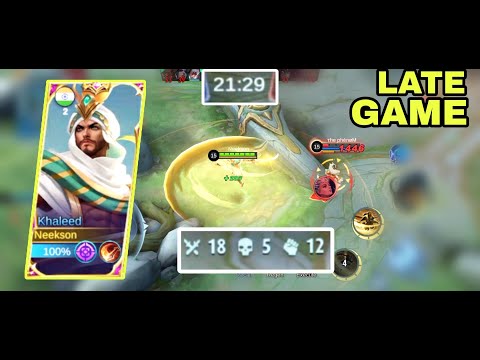 KHALEED IS STRONG WITH THIS BUILD EVEN IN LATE GAME | KHALEED GAMEPLAY | MLBB