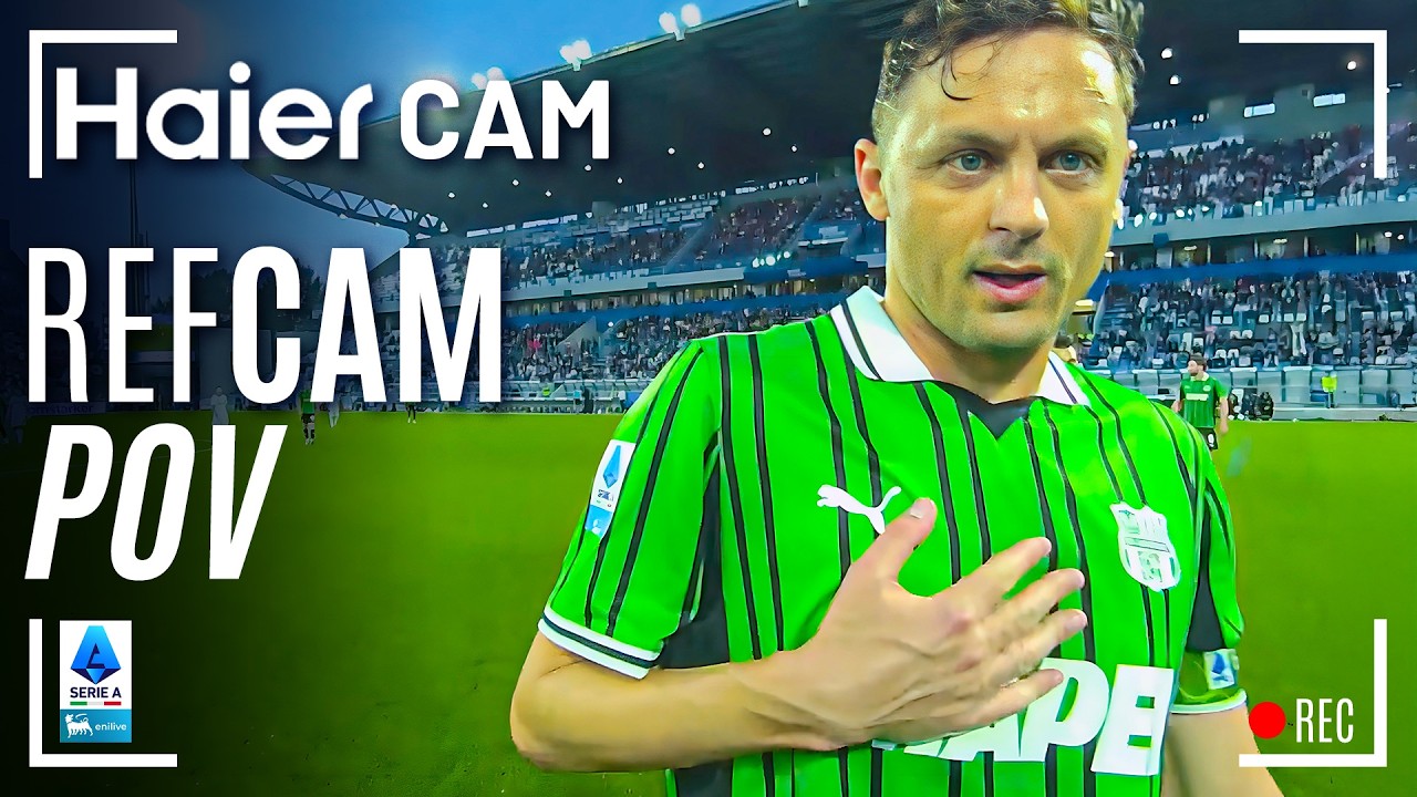HAIER CAM | REF CAM POV: You Are The Referee in Sassuolo-Como | Serie A 2025/26