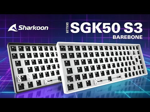 Sharkoon SKILLER SGK50 S3 Barebone Gaming-Tastatur video preview