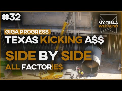 Giga Texas taking the lead - All gigafactory progress side by side