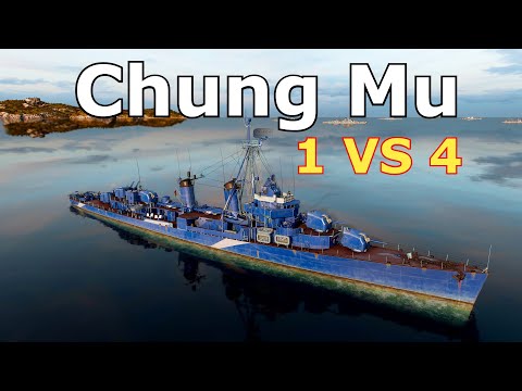World of WarShips Chung Mu - 7 Kills 297K Damage ( 1vs4 )