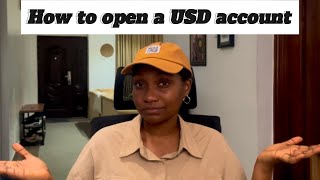 How to open a dollar account in Nigeria | STEP BY STEP
