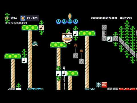 Automatic level　　don't move! by たぼっち 🍄 Super Mario Maker 2 #ahn 😶 No Commentary