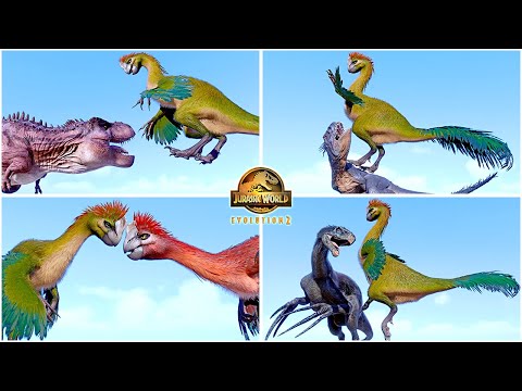Brutal Paw Gigantoraptor All Perfect Animations & Interactions 🦖 Jurassic World Evolution 2 Predator