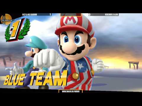 WBB #85  Redeemer Z & Luck vs Eazy & Vex Kasrani   Winners Semi Finals   Smash 4 Doubles