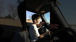 preview picture of video 'Carson's first time driving part 2!'