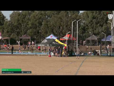 Girls U12 200m Timed Final 3 : 2024-25 State Track and Field Championships