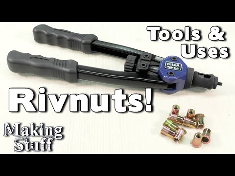Part of a video titled How to Install and Use Rivet Nuts, Rivnuts and Nutserts in ... - YouTube