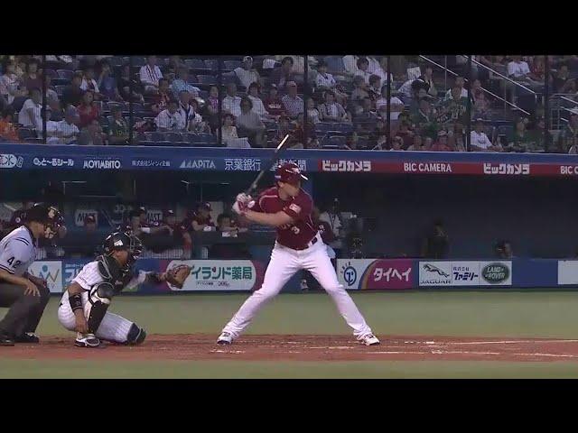 【2回表】イーグルス新外国人・エバンス チャンスで来日初打席も見逃し三振...  2014/8/5 M-E