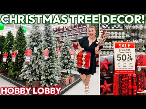 2023 HOBBY LOBBY CHRISTMAS TREE DECOR 🎄 | 50% Off...