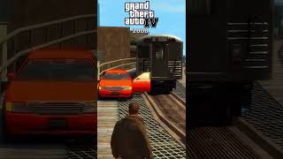 Most Brutal TRAIN Collisions Ever in GTA #gaming #gta #gta5