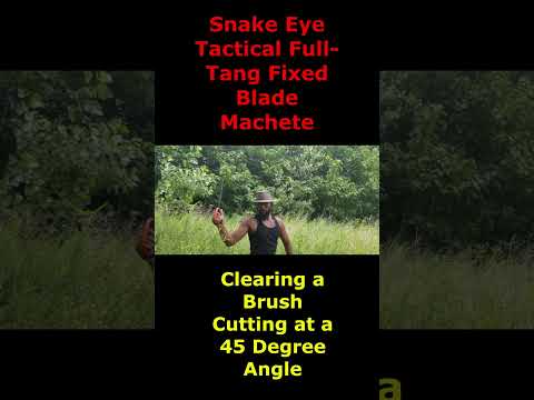 Snake Eye Tactical Full-Tang Fixed Blade Machete (Demo)