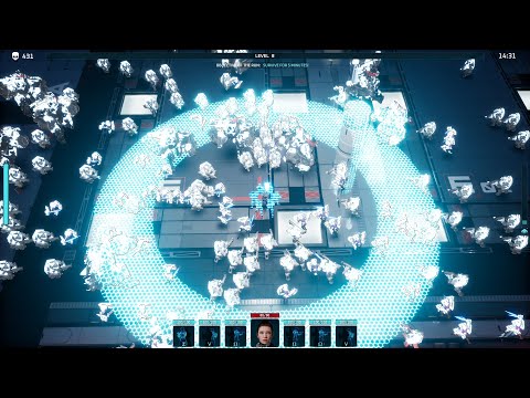 NeuroSquad - Slay the Horde Gameplay (Watch the developer play)