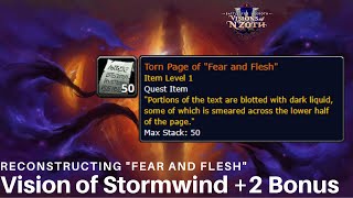 Horrific Vision of Stormwind: Reconstructing &quot;Fear and Flesh&quot; WoW Quest Guide