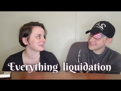 unboxing a general merchandise box, everything liquidation