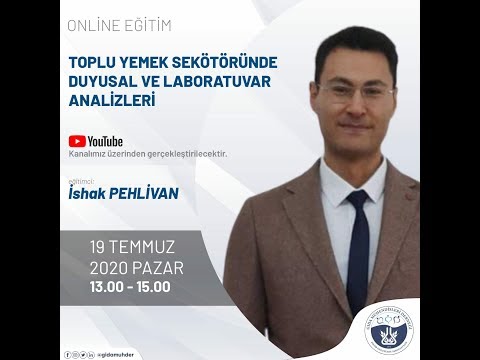 , title : 'Toplu Yemek Sektöründe Duyusal ve Laboratuvar Analizleri 1. BÖLÜM'