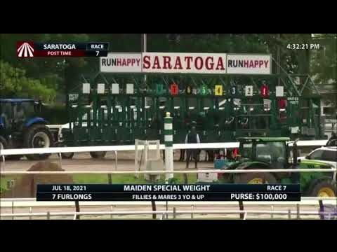 Amazing debut for More Moonshine 4F 83 easy by Malibu Moon “Saratoga”