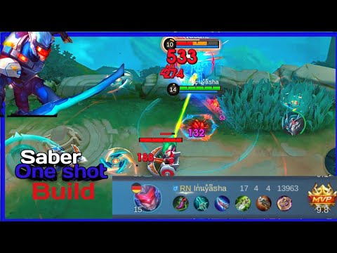 SABER ONE SHOT BUILD!_ Instantly Delete Enemies with this OP Setup!