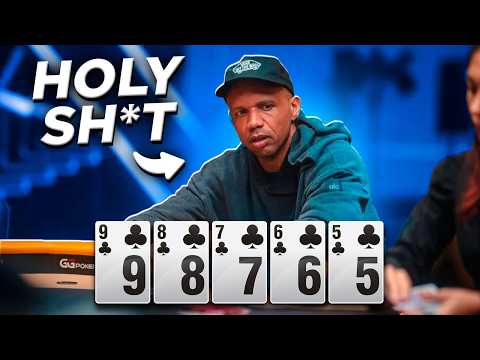 Phil Ivey Hits a STRAIGHT FLUSH in a $2,100,000 FINAL TABLE