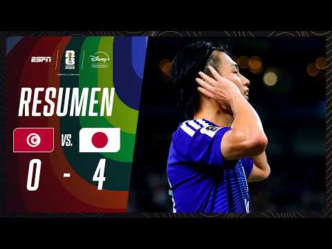 Resumen Túnez vs Japón