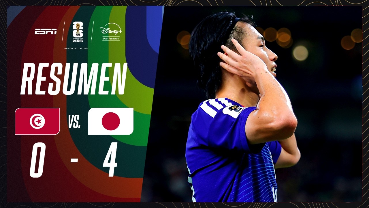 GOLEADA NIPONA EN EL PARTIDO 1000 DE LOS MUNDIALES | Túnez 0-4 Japón | RESUMEN | M36