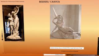 Confronto tra titani del barocco e neoclassicismo  Bernini e Canova