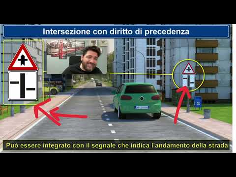 Intersection with right of way