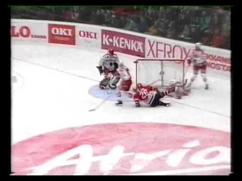 HIFK - Ässät playoff 1998 game 1 / Miikka Elomo hattrick
