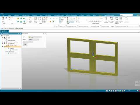 Solid Edge Lesson:19 Window Frame