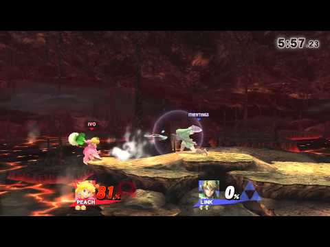 11/21 Smash Wii U Friendlies Ivo(Peach) Vs. Byaa!(Link)