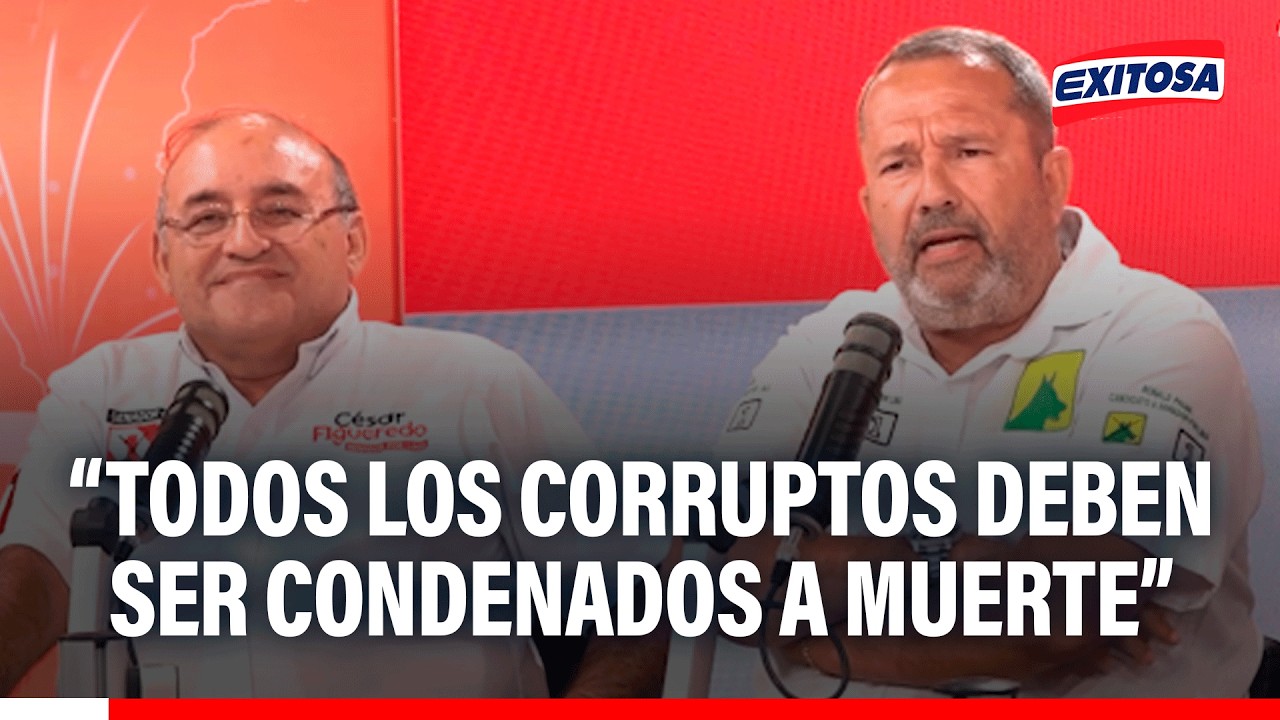 🔴🔵"Corruptos deben ser condenados a muerte": Figueredo y Palma buscan llegar al Senado Nacional