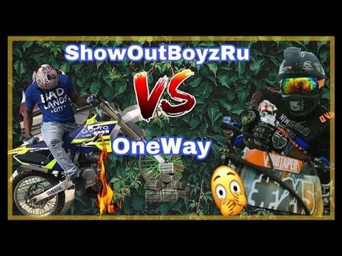 YZ 125 BATTLE!! SHOWOUTBOYZ RU VS ONEWAY BUTCHY | Bike wars