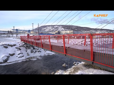 Вантовый пешеходный мост на Магаданской площади практически построен